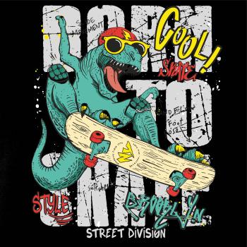 Cool dinosaur skate Cool dinosaur skate