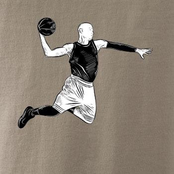 Basketbalista vo výskoku