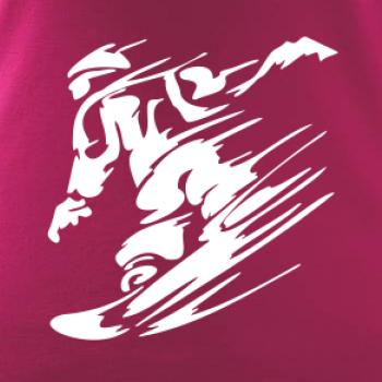 Rychlý snowboardista