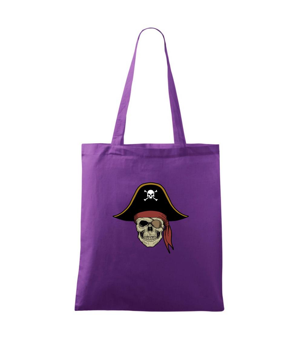  Pirátska lebka s klobúkom