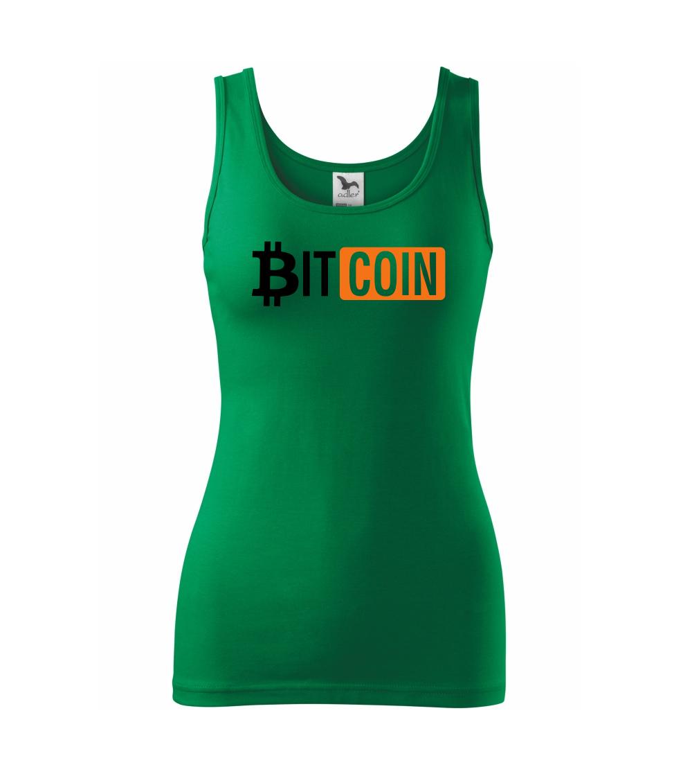 Bitcoin nápis Bitcoin nápis