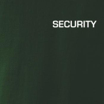 Security nápis Security nápis