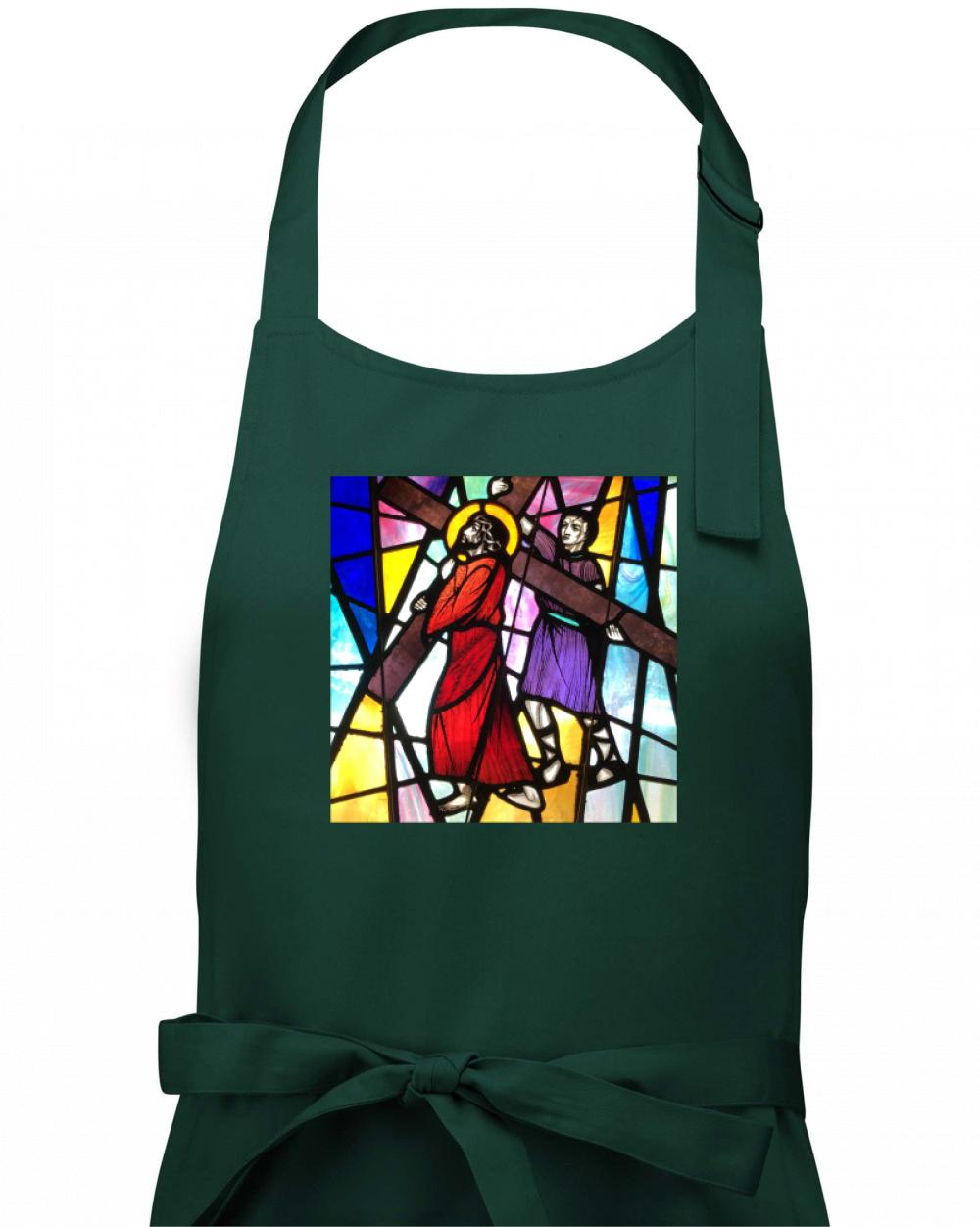 Vitráž - Ježiš a kríž Vitráž - Ježiš a kríž