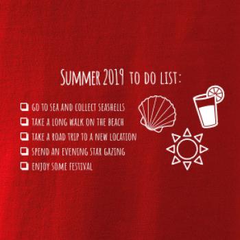 Summer 2019 to do list