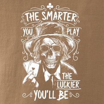 Lucky poker player Lucky poker player