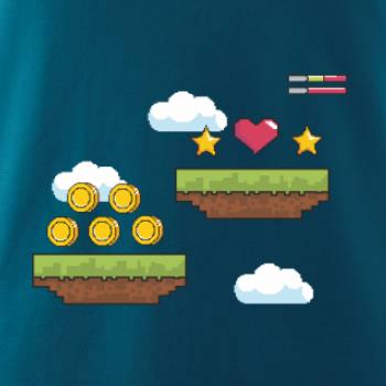 Gamer - stará hra - mince a mraky