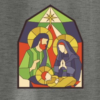 Vitráž - jasličky