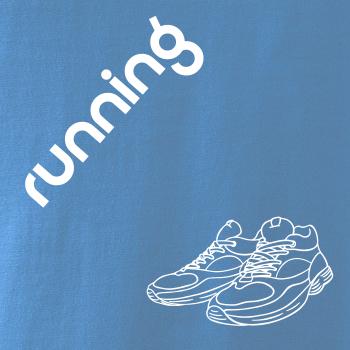 Running nápis šikmo