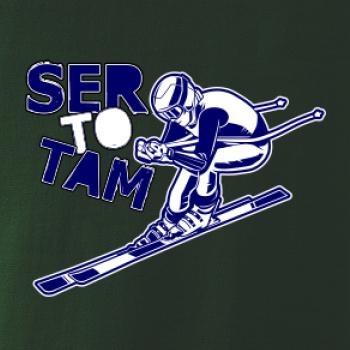 Lyžiar ser to tam