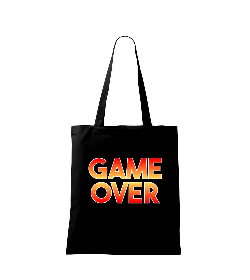 Game over - nápis farebný