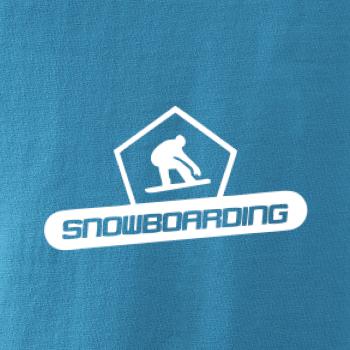 Snowboarding nápis logo Snowboarding nápis logo