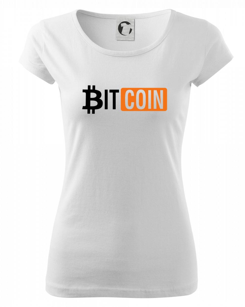 Bitcoin nápis Bitcoin nápis