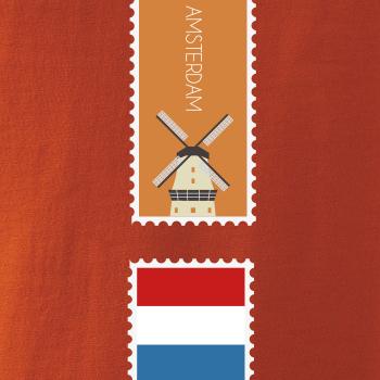 Amsterdam známka farebná