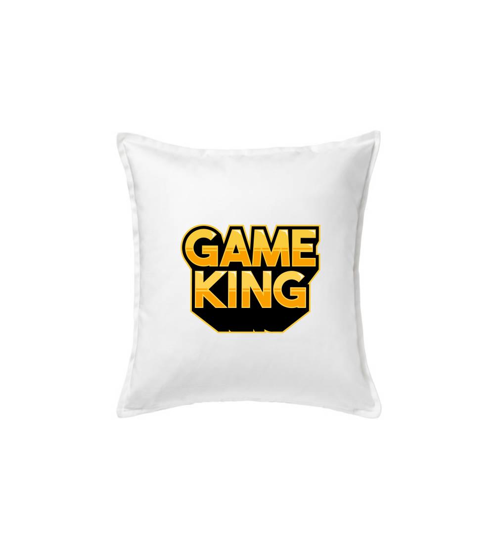 Tričká pre ajťákov - Game king - nápis veľký - Vankúš 50x50