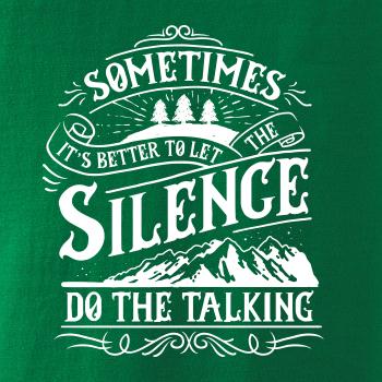 Nature talking about silence