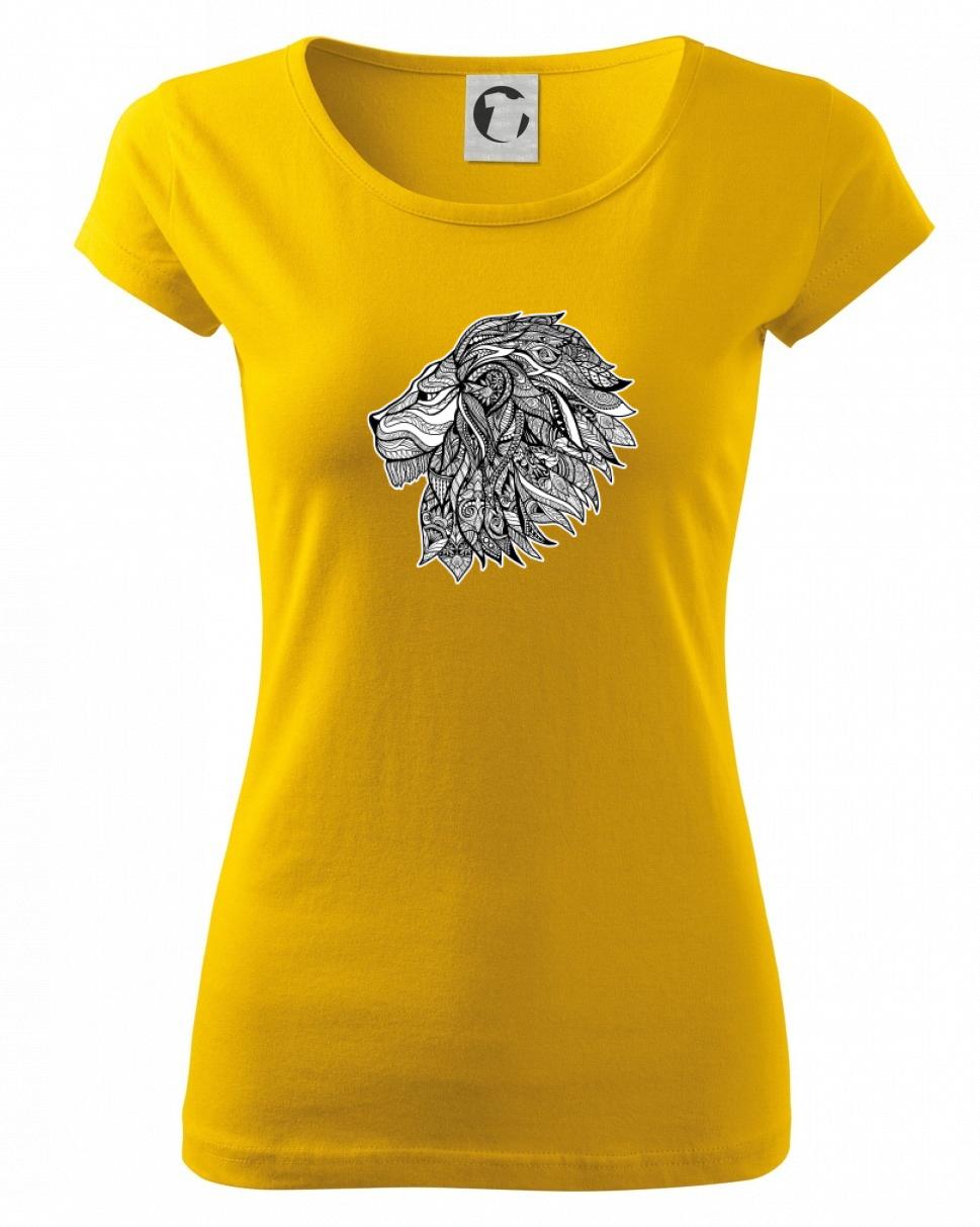 Hlava leva - mandala