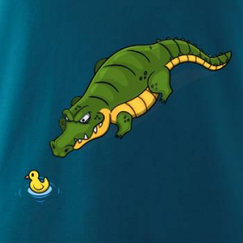 Krokodíl zelený s kačičkou