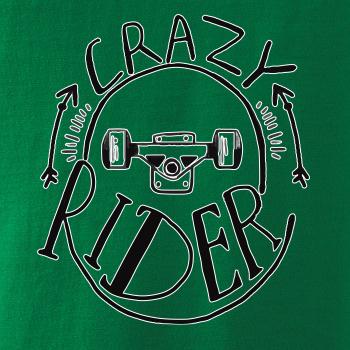 Crazy skateboard rider