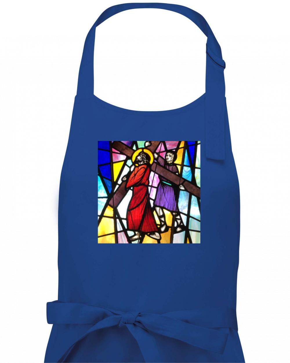 Vitráž - Ježiš a kríž Vitráž - Ježiš a kríž