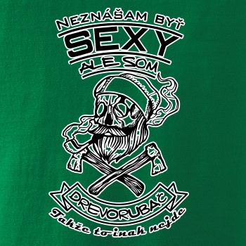 Neznášam byť sexy - drevorubač