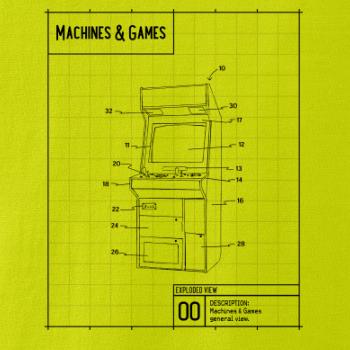 Nákres herný automat spredu Nákres herný automat spredu