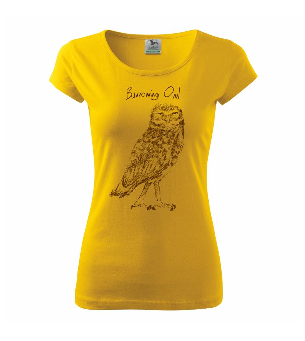 Tričká so zvieratami - Kuvik zemný burrowing owl - Dámske tričko Pure