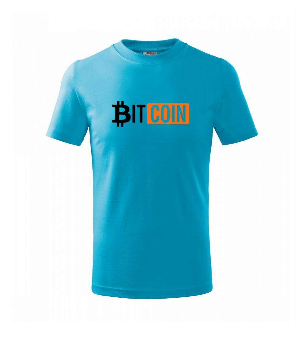 Bitcoin nápis Bitcoin nápis