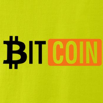 Bitcoin nápis Bitcoin nápis