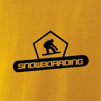 Snowboarding nápis logo Snowboarding nápis logo