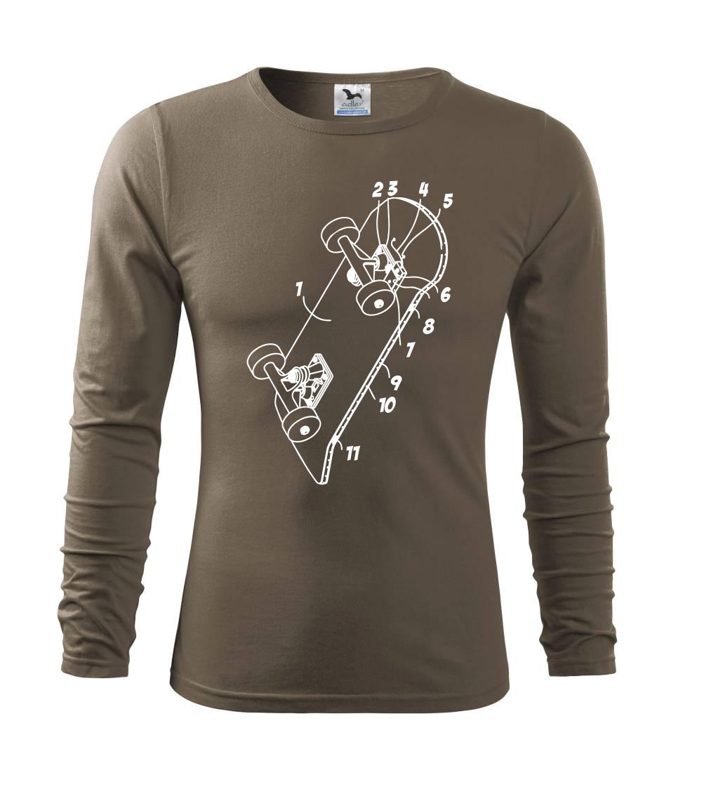 Skateboard nákres dosky Skateboard nákres dosky