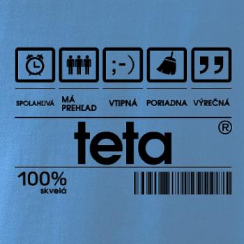 Čiarový kód - teta