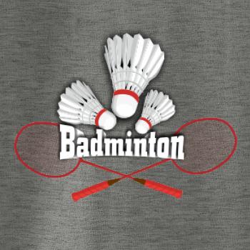 Bedminton - nápis s košíkmi