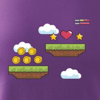 Gamer - stará hra - mince a mraky