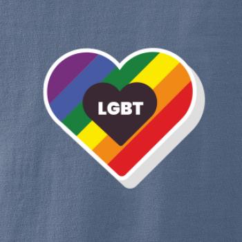 LGBT srdce dúhové