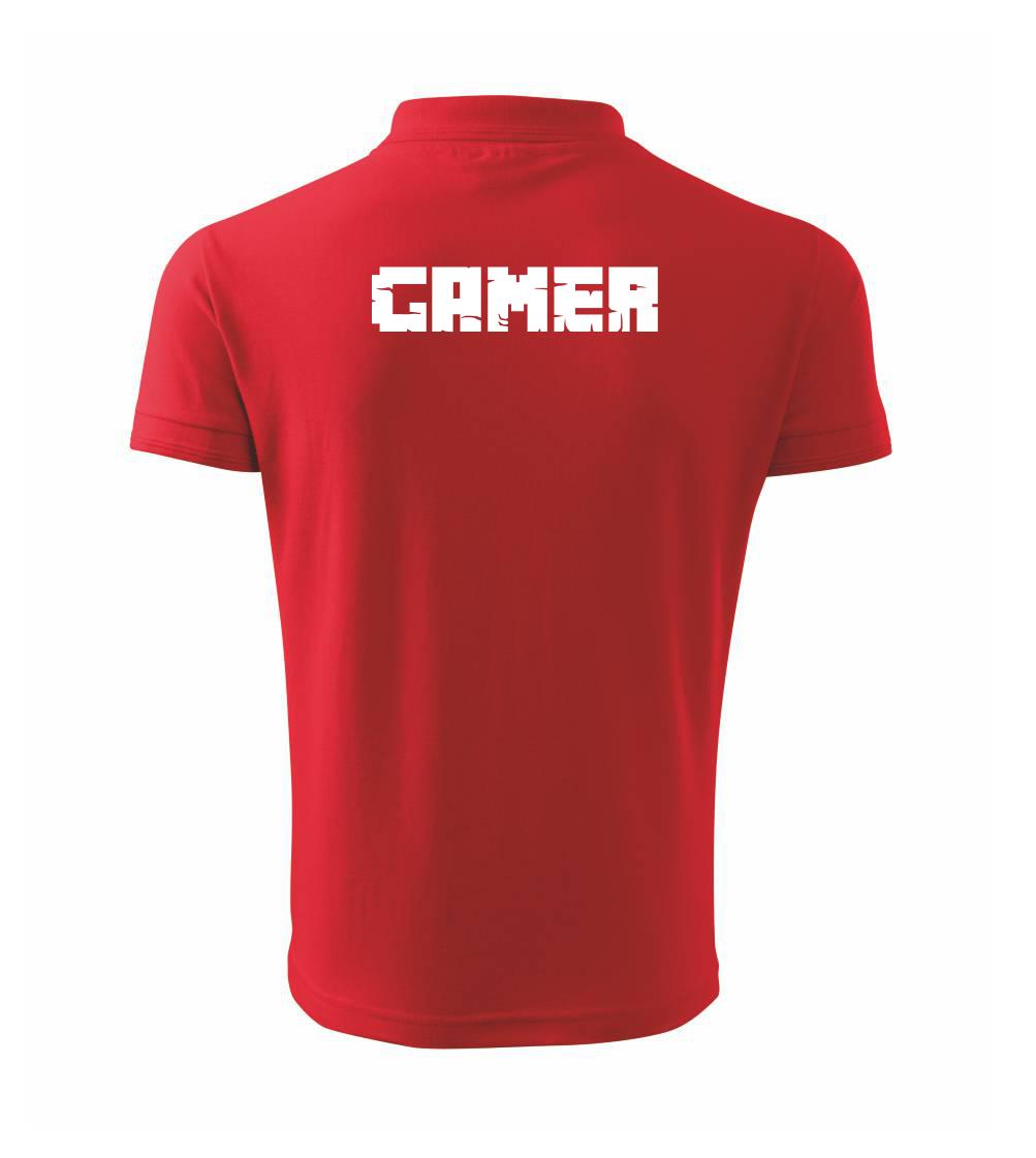 Tričká pre ajťákov - Gamer nápis - Polokošeľa pánska Pique Polo 203
