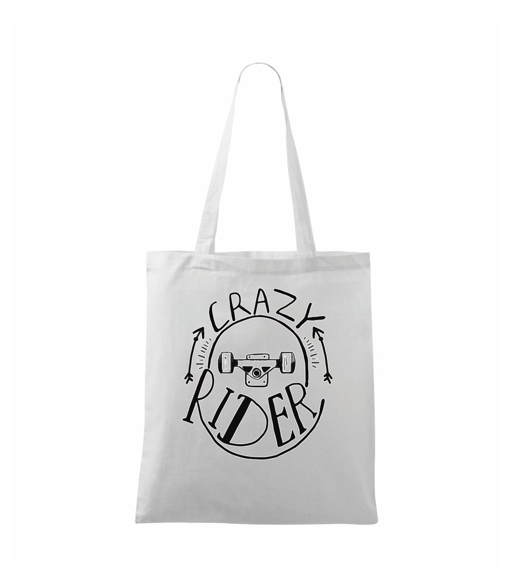 Crazy skateboard rider