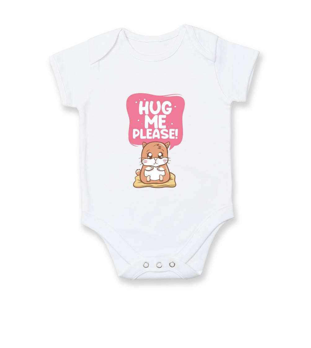 Tričká so zvieratami - Morča - hug me please - Body dojčenské s krátkym rukávom