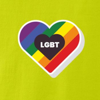 LGBT srdce dúhové