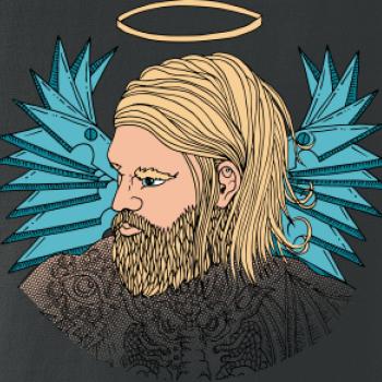 Anjel maľovaný - muž (Pecka design)