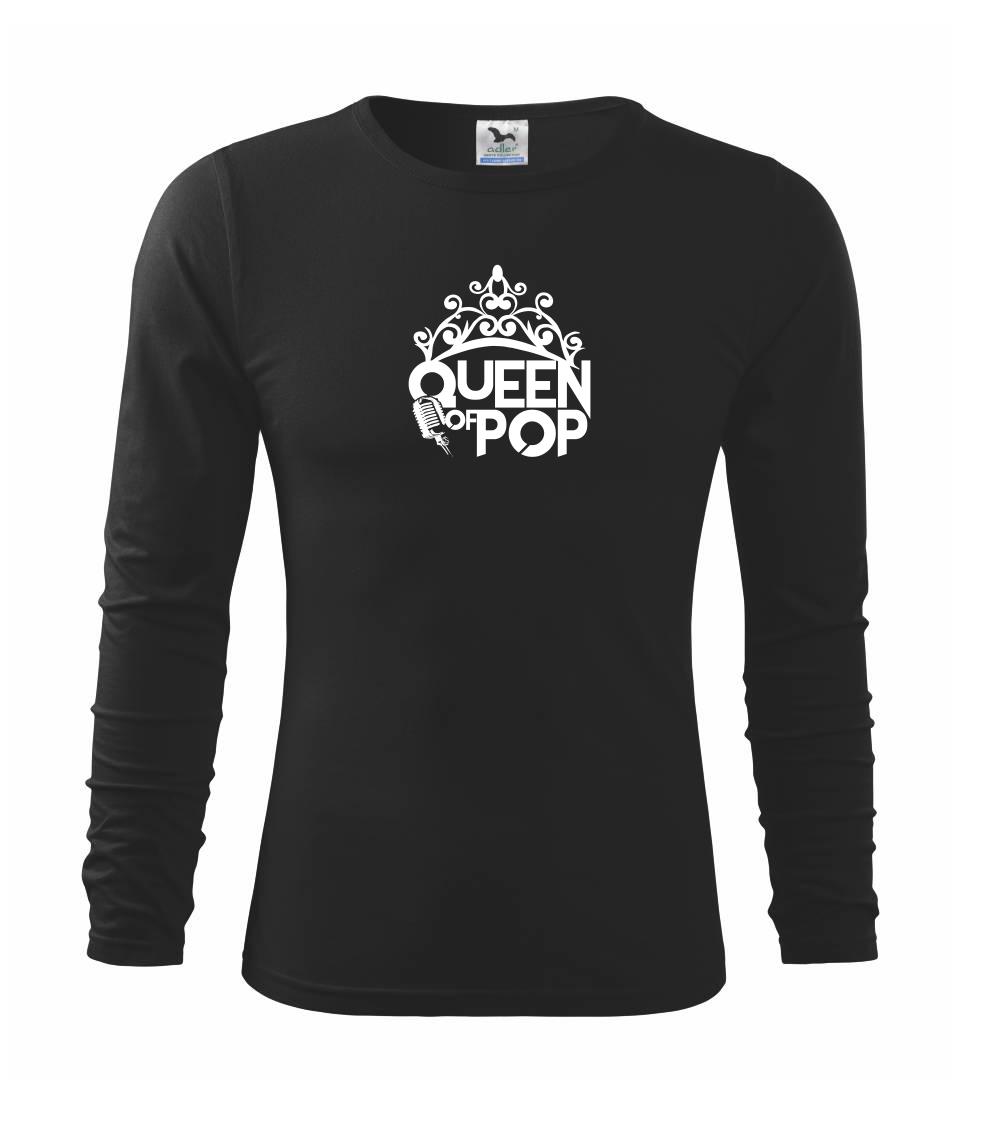 Hudobné tričká - Queen of Pop - Tričko detské Long Sleeve