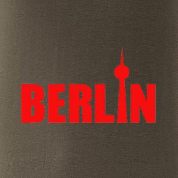 Berlin nápis veža Berliner Fernsehturm