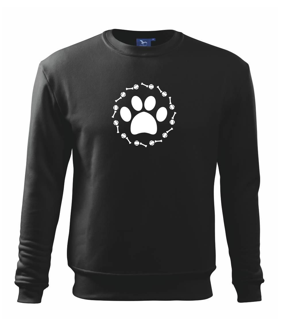 Labka lopta kosť pes