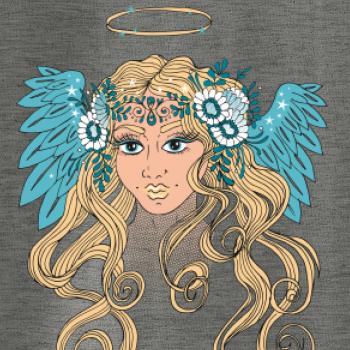 Anjel maľovaný - žena (Pecka design)