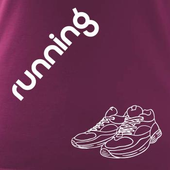 Running nápis šikmo