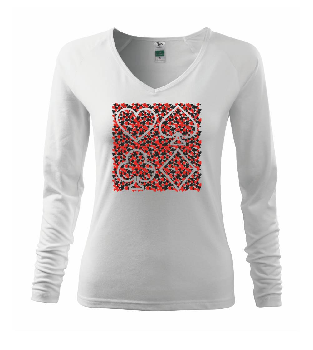 Poker tričká - Poker tapeta - Tričko dámske Elegance