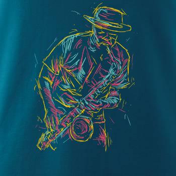 Jazz saxofón splash