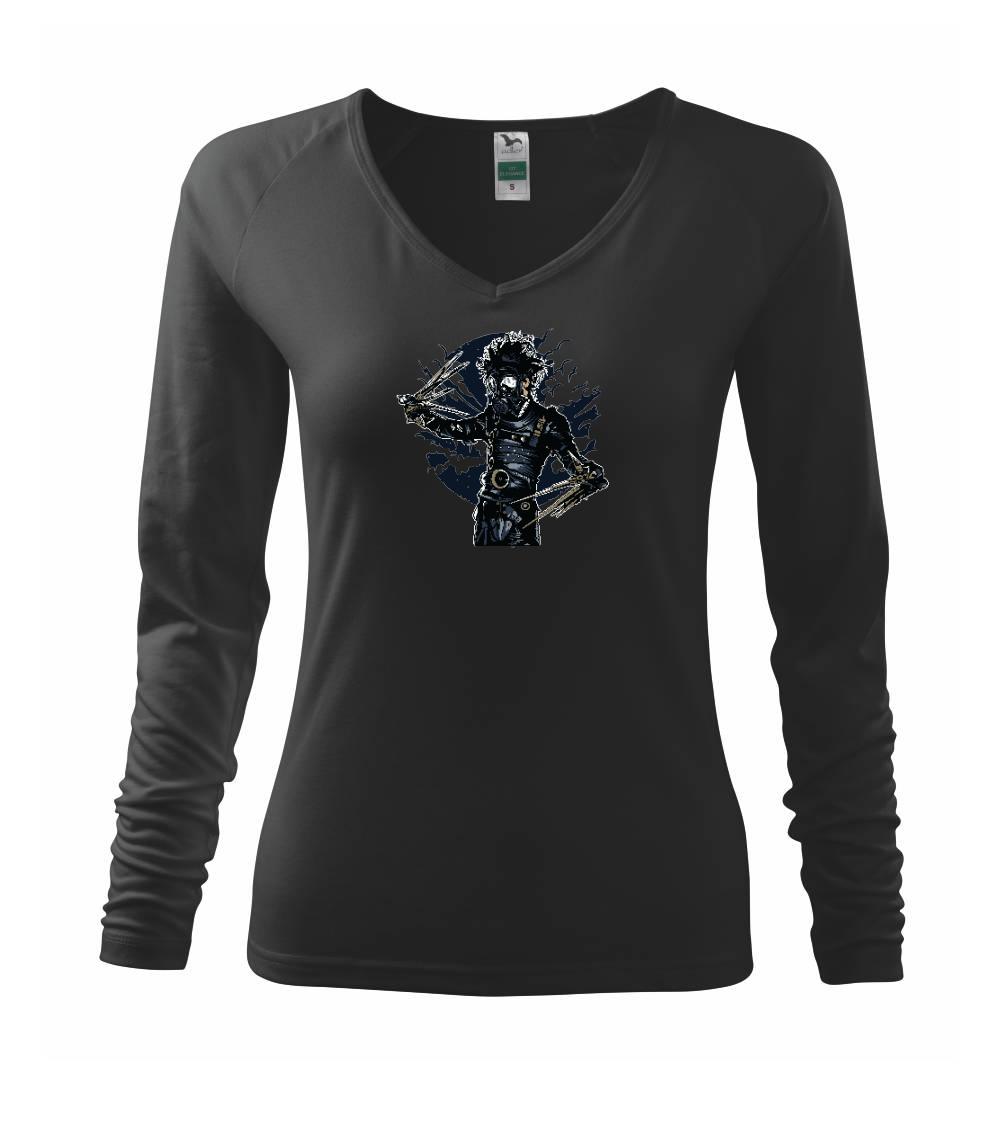 Grafické tričká - Gas Mask Scissors - Tričko dámske Elegance