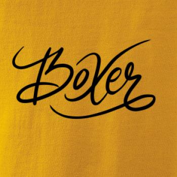 Boxer - nápis okrasný