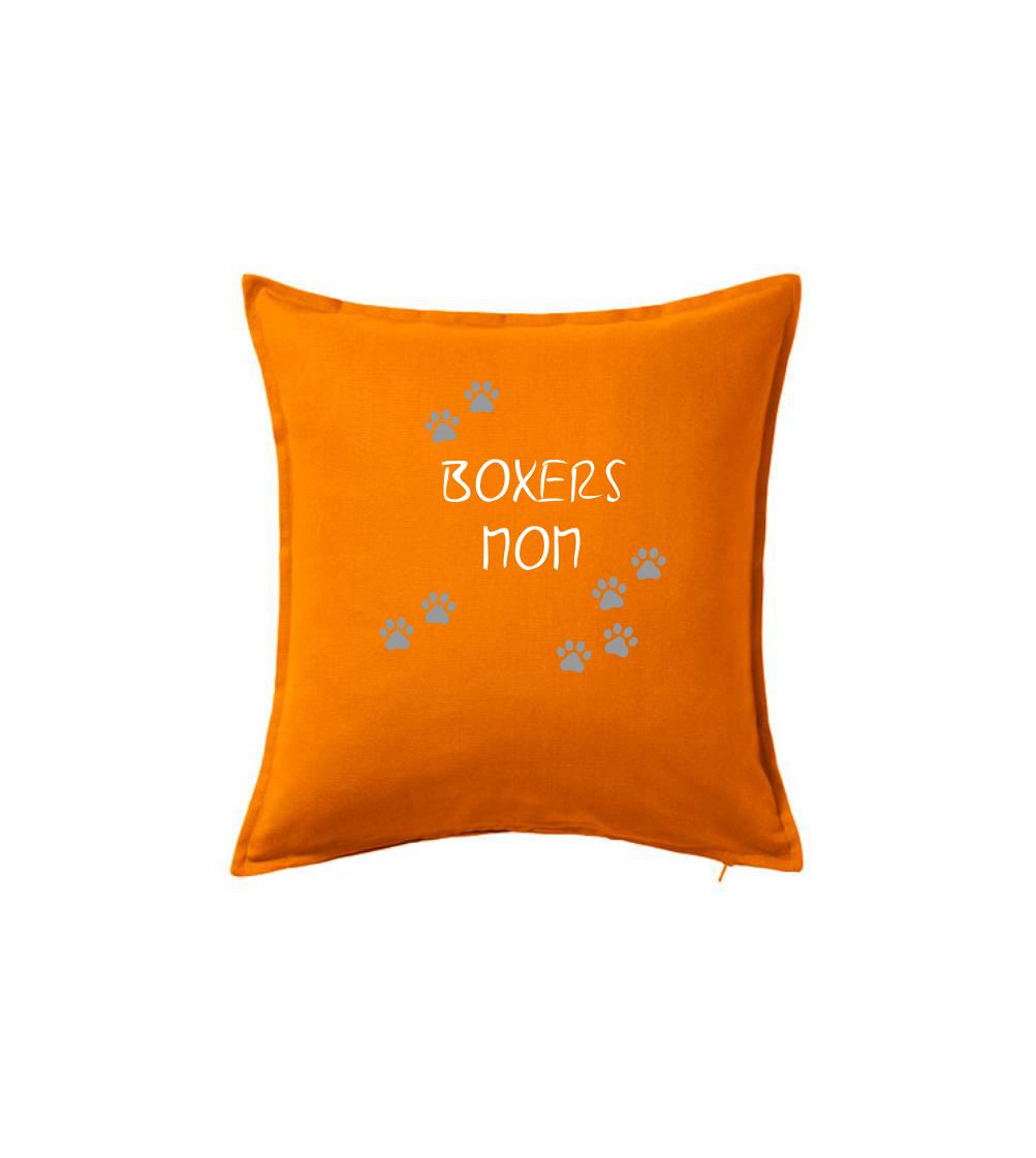 Ostatné psie plemená - Boxers mom (Nemecký boxer) (Reflexné labky) - Vankúš 50x50