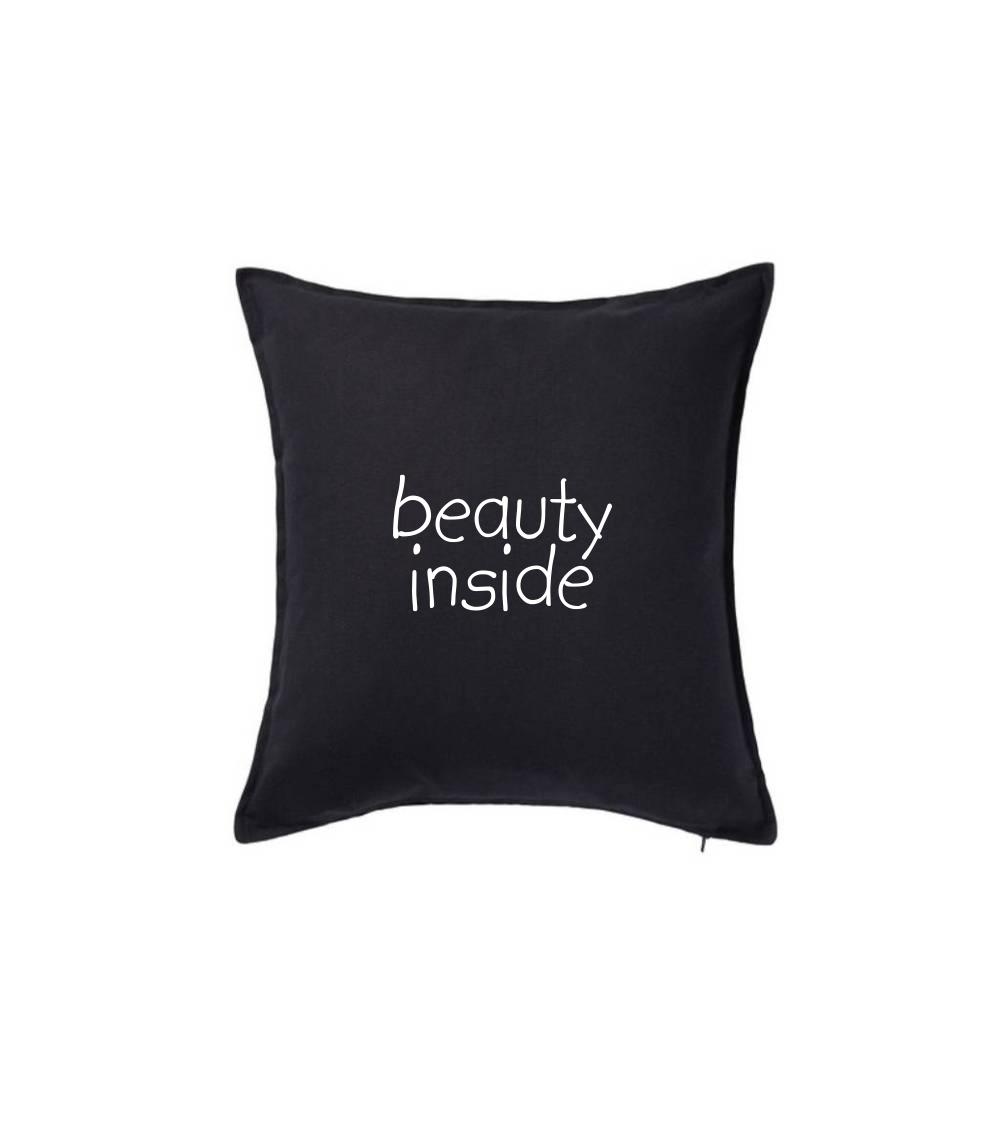 Ostatné nápisy - Beauty inside - Vankúš 50x50
